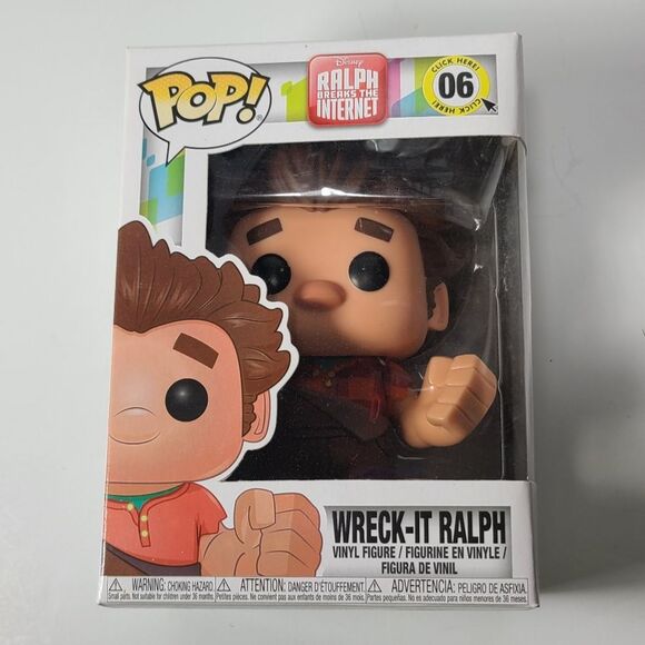 Funko POP! Disney Ralph Breaks the Internet Wreck-It Ralph #6 Vinyl Figure- NRFB - Picture 2 of 5